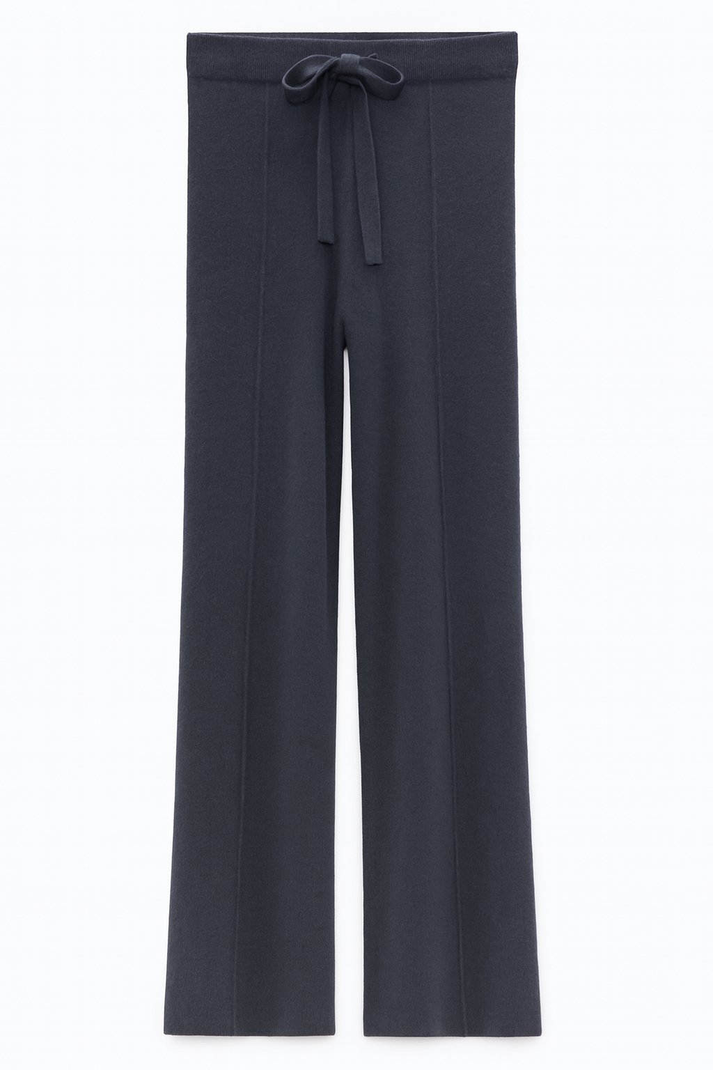 Merino Wool Wide Leg Knit Pants - Petite Sizes