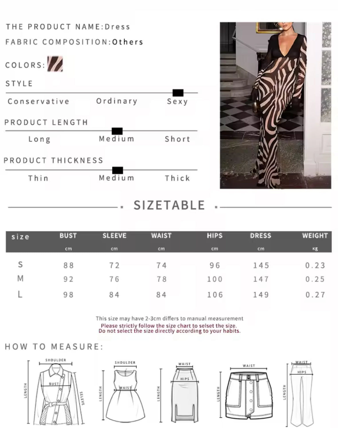 Zebra Illusion Mesh Maxi Dress