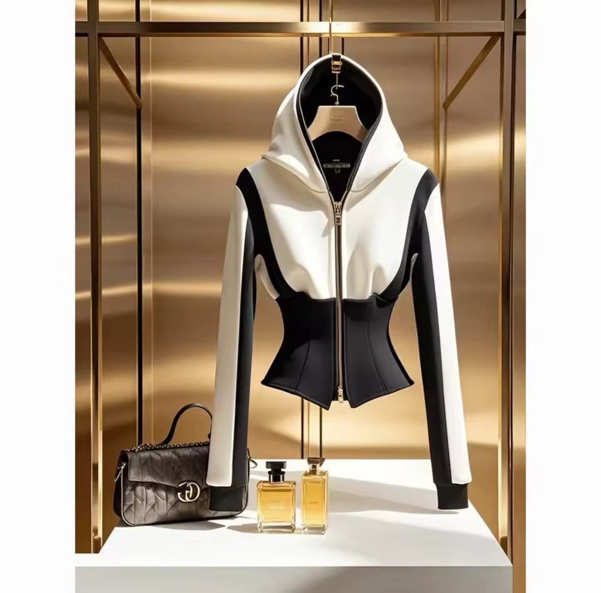 Luxe Hourglass Peplum Hoodie