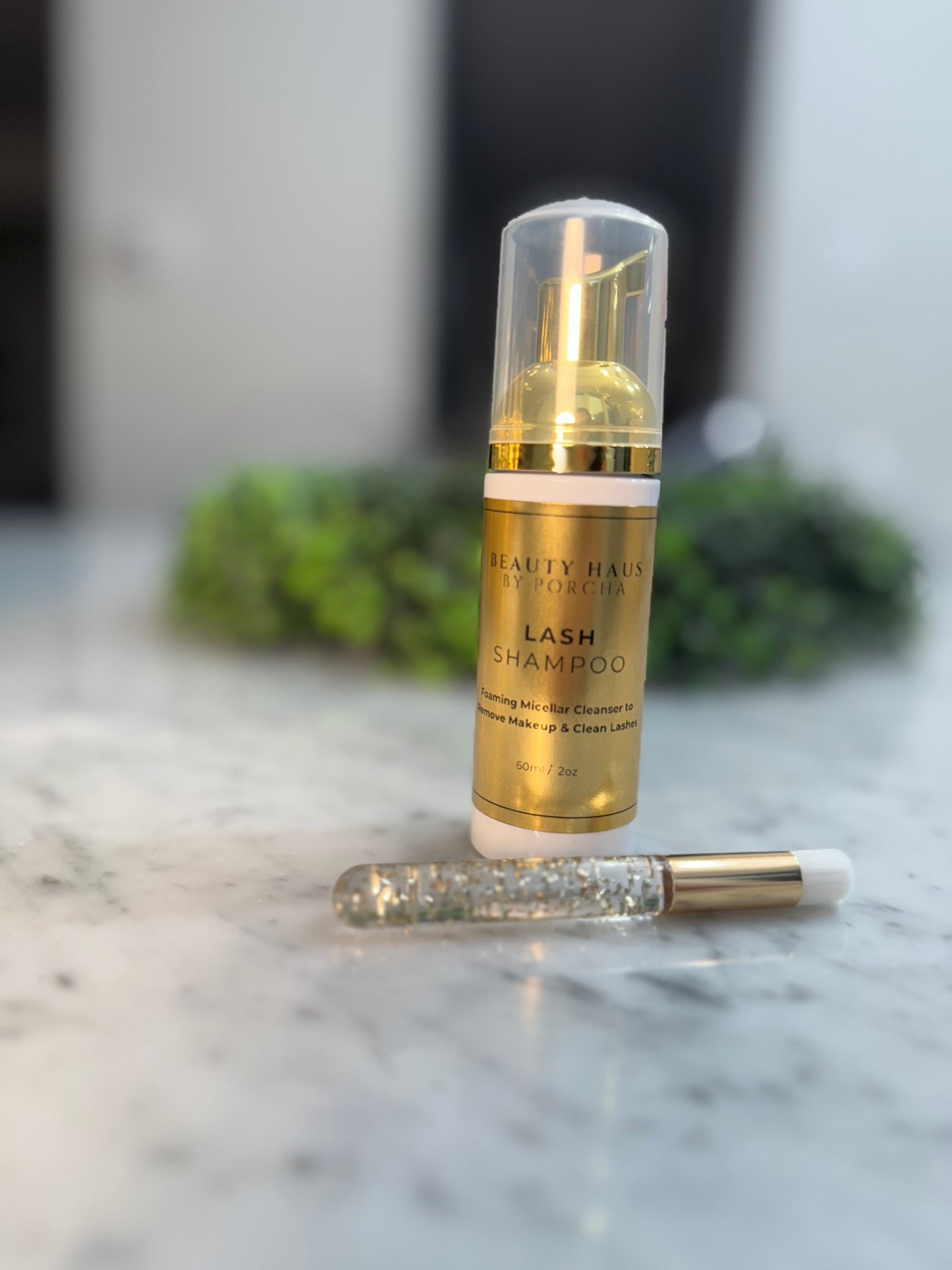 Foaming Lash Shampoo & Brush