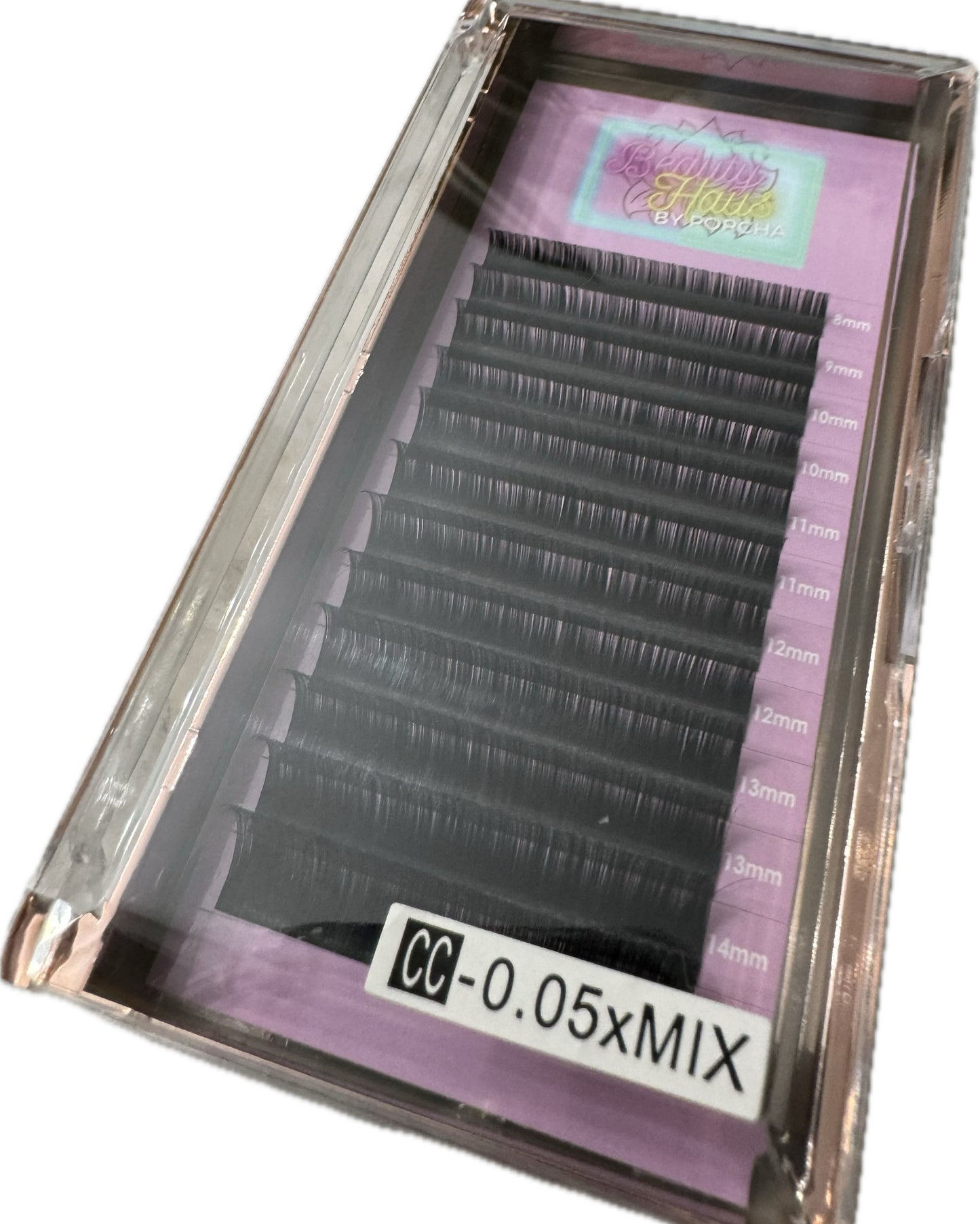 Premium Cashmere Volume Lashes – 0.05 Diameter, C, CC, and D Curl, 8mm - 20mm