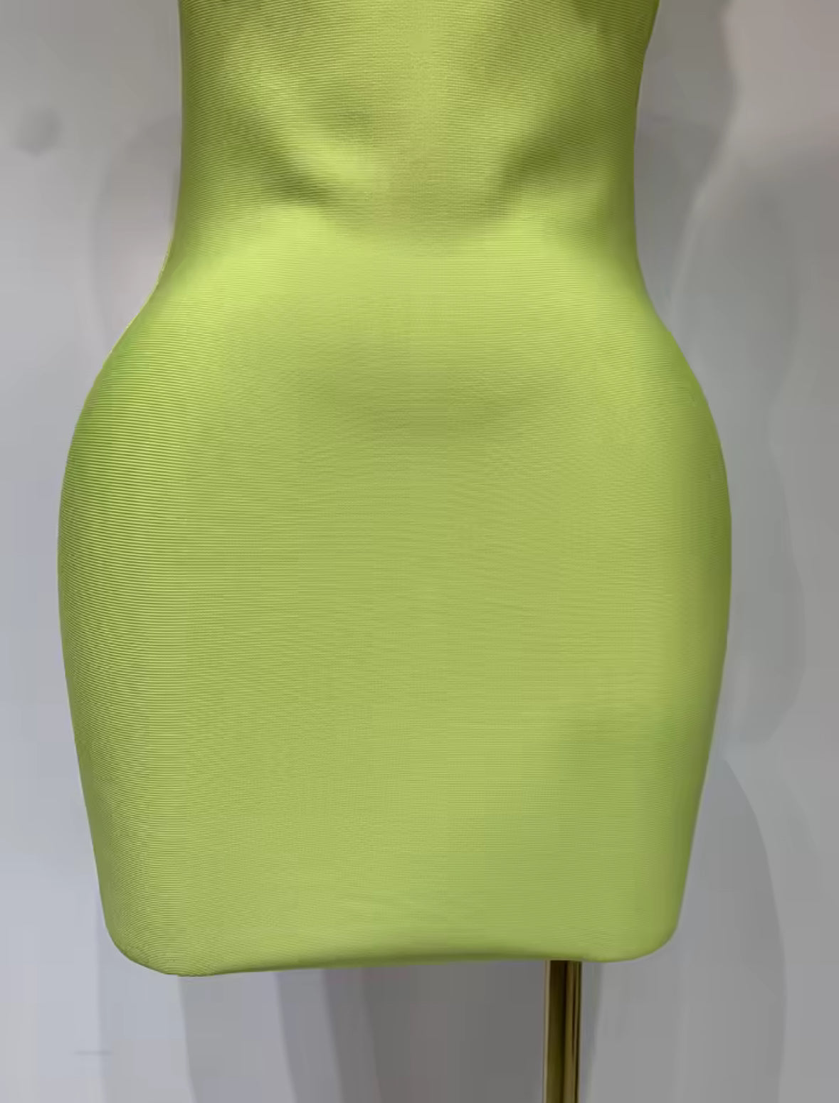 La Verde Gem Cutout Bandage Dress