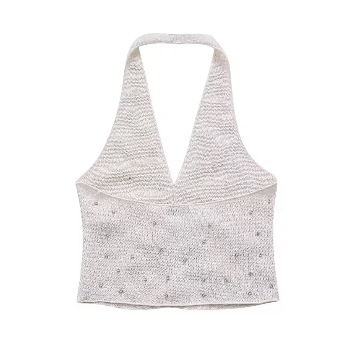 Knit Diamond Halter