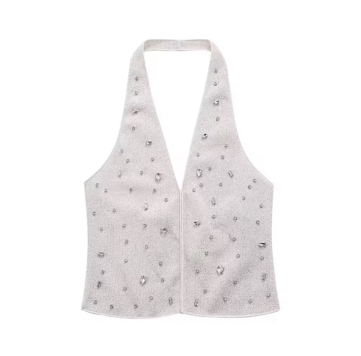Knit Diamond Halter