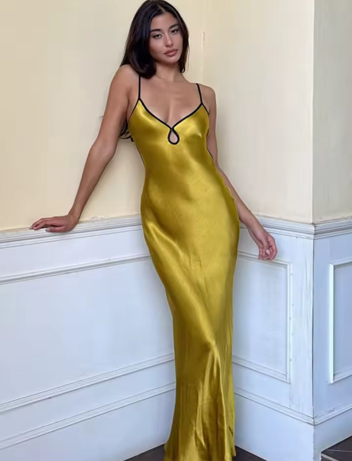 Satin Slip Maxi Dress