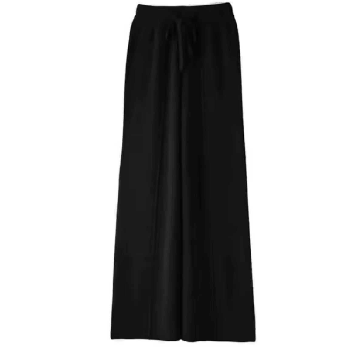 Merino Wool Wide Leg Knit Pants - Petite Sizes