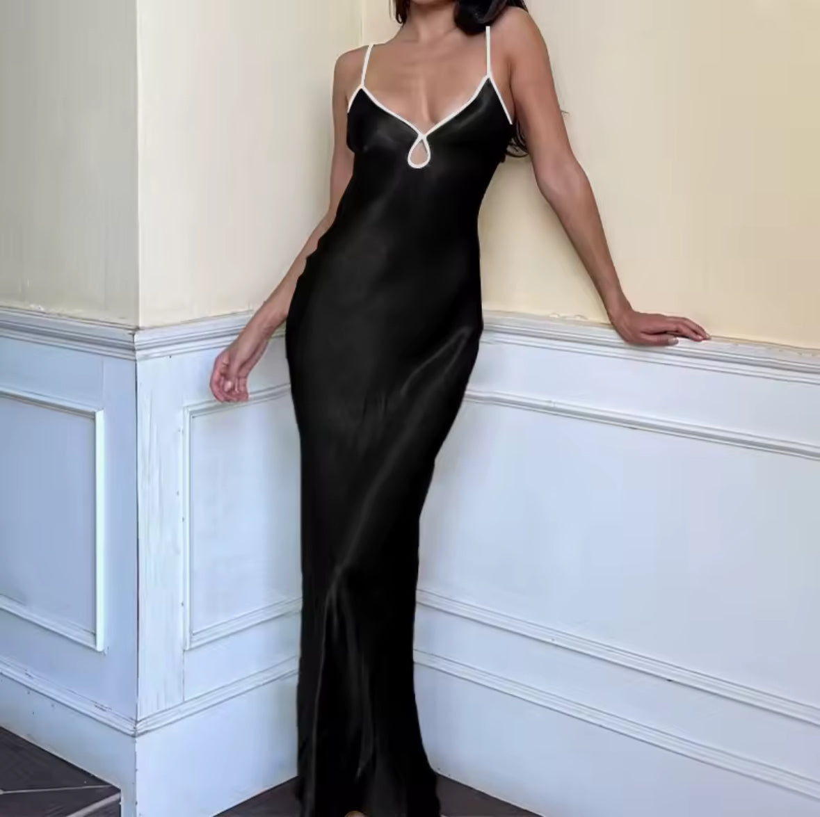 Satin Slip Maxi Dress