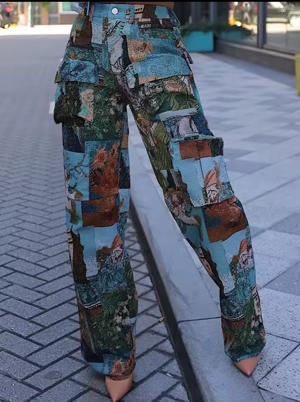 Art Gallery Tapestry Cargo Pants