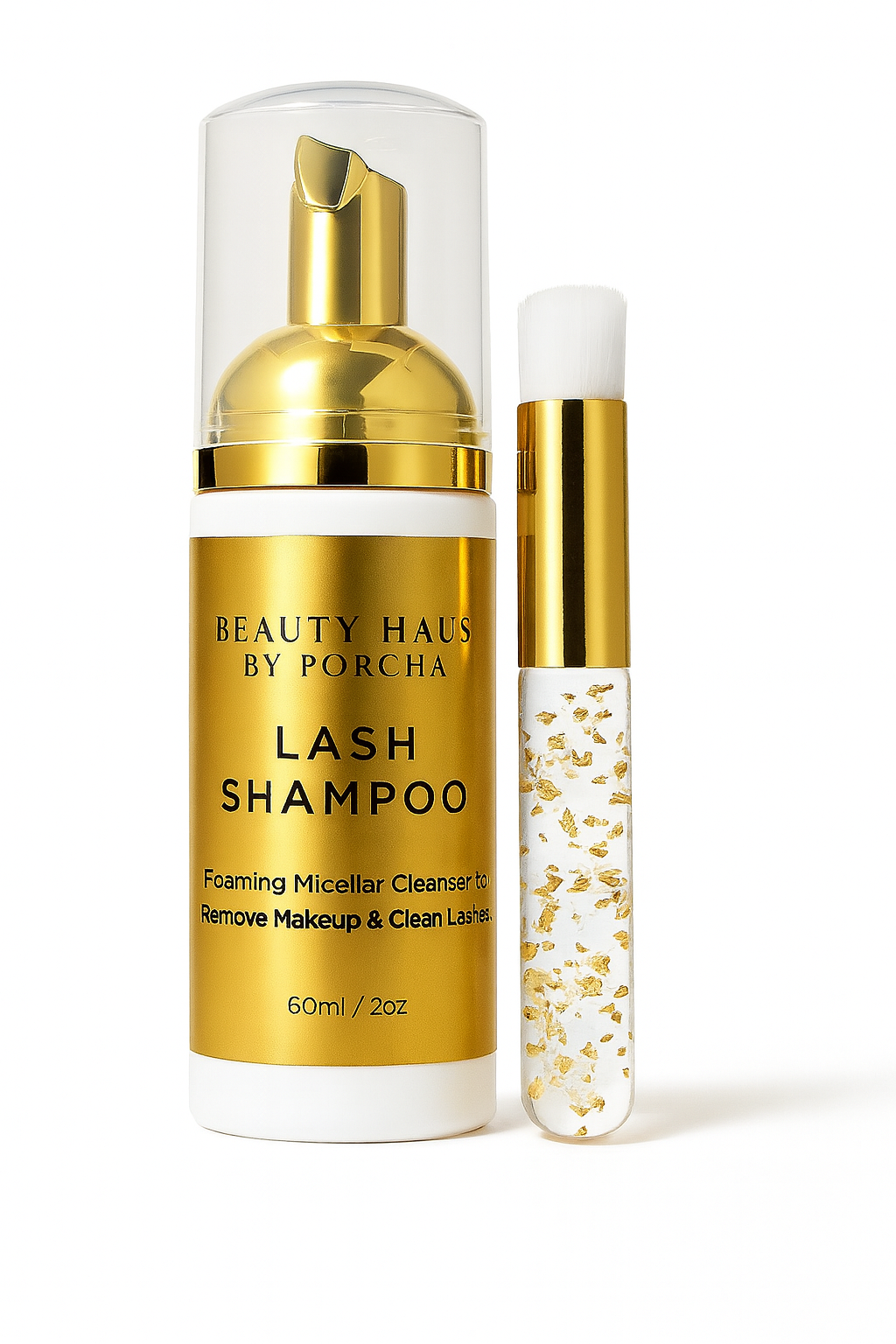 Foaming Lash Shampoo & Brush