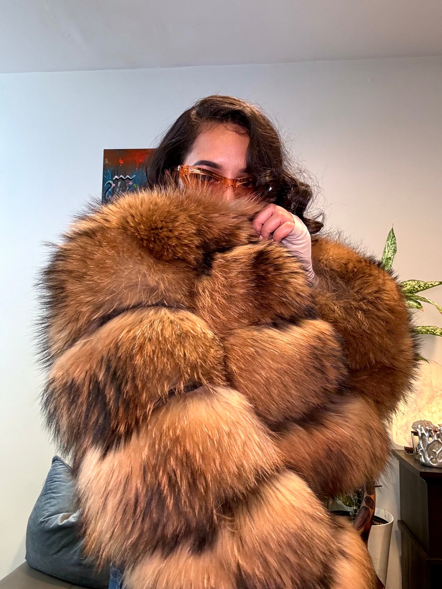 Mob Wife 100% Genuine Fur Coat