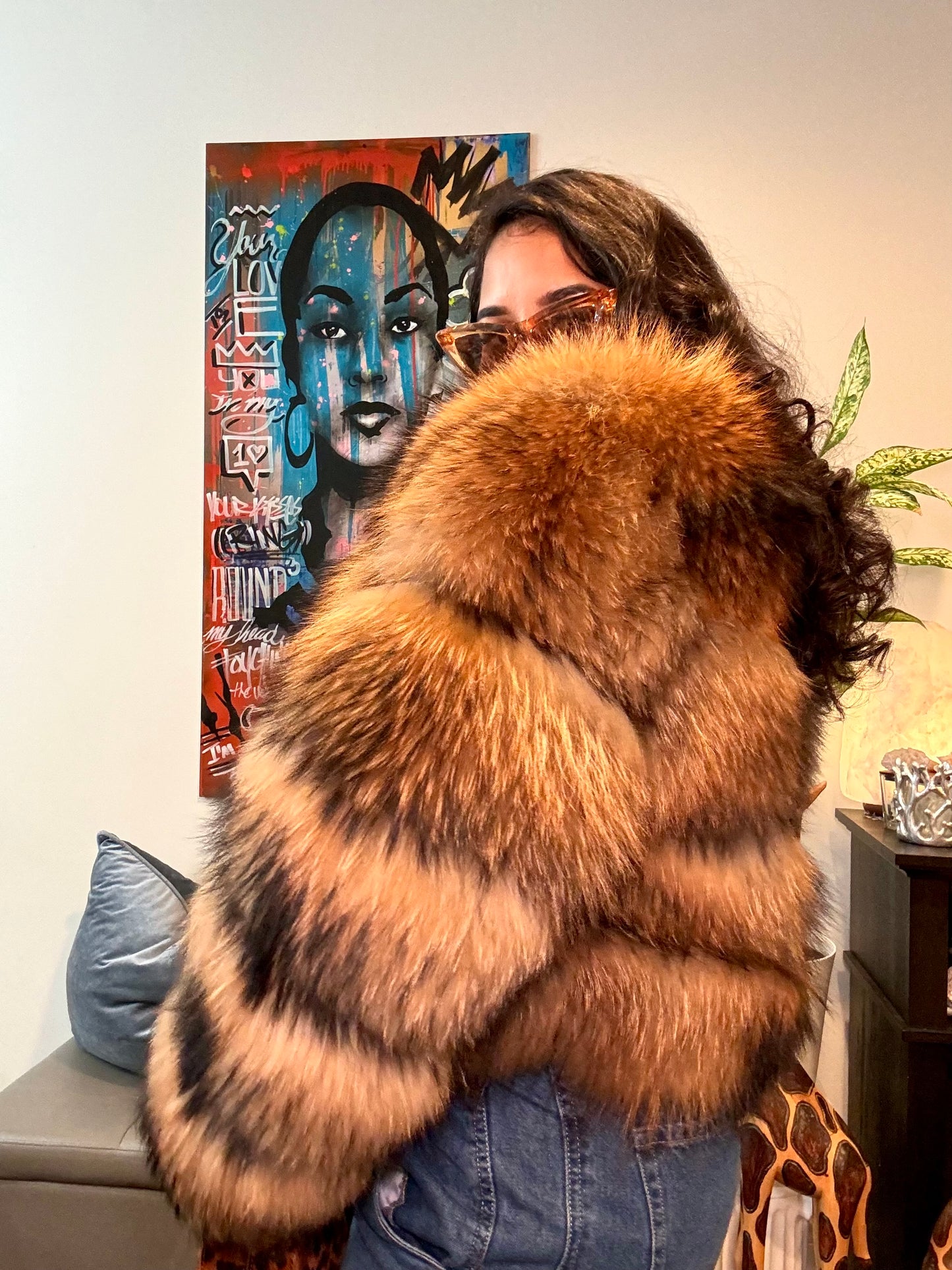 Mob Wife 100% Genuine Fur Coat