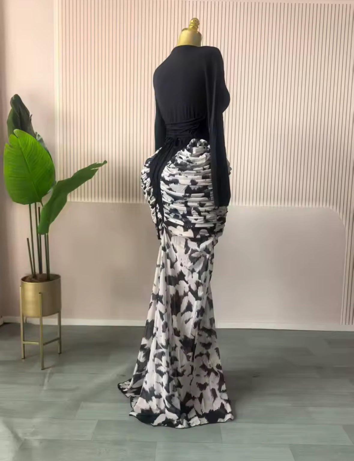 Ruched Mermaid Dress
