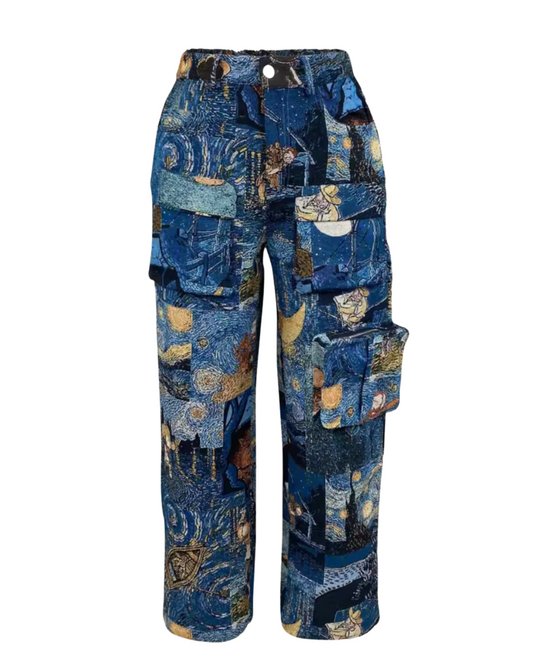 Art Gallery Tapestry Cargo Pants