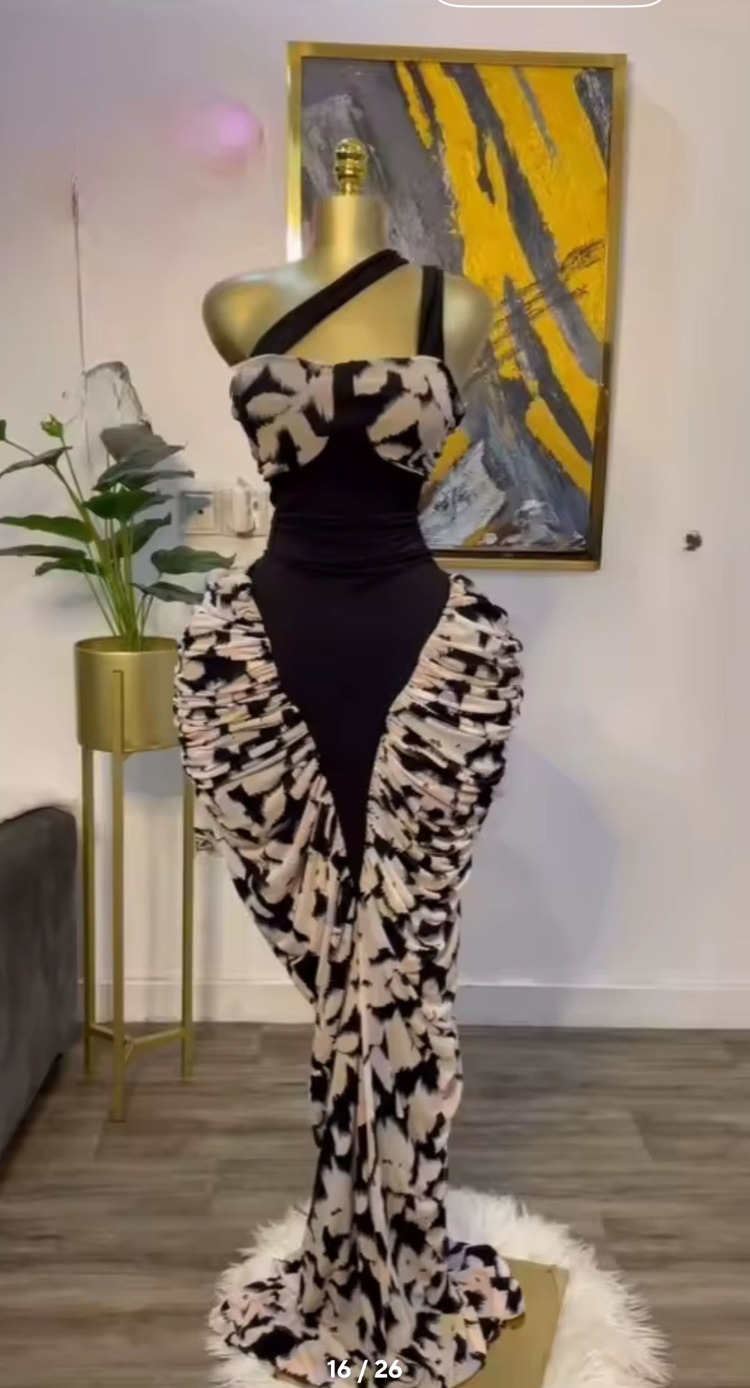 Ruched Mermaid Dress