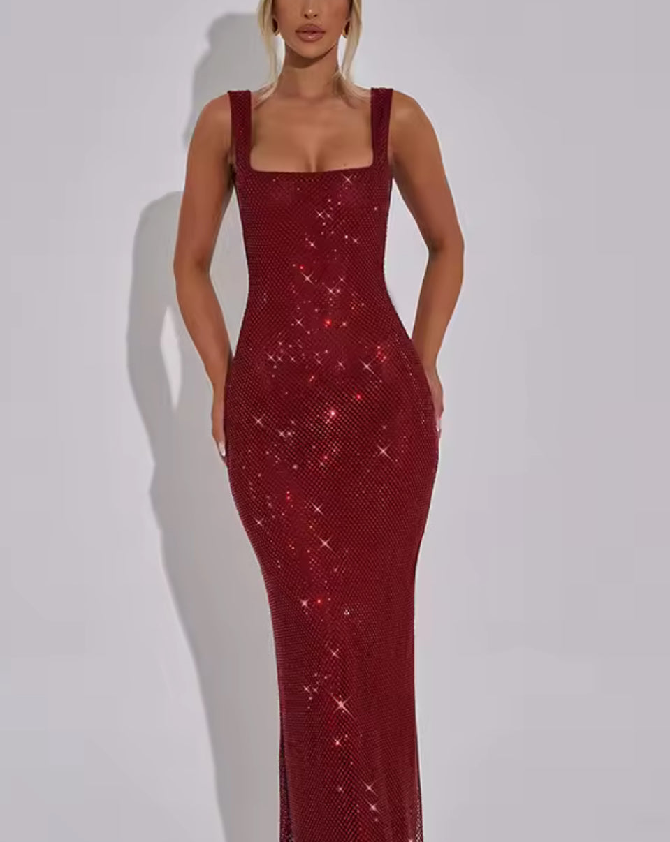Sequin Maxi Dress