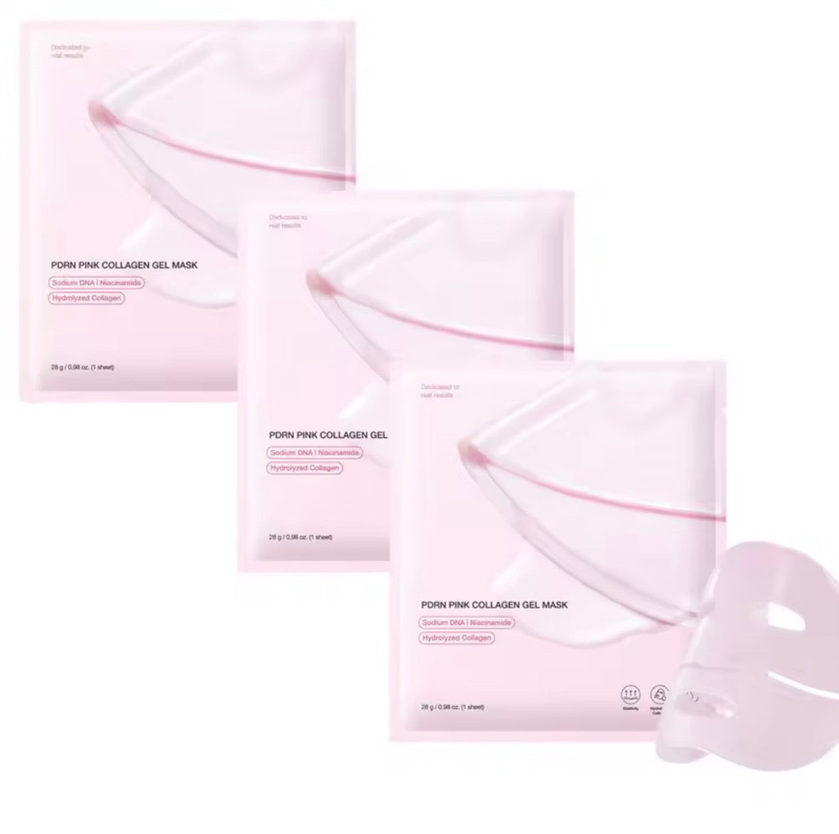 PDRN Salmon DNA Pink Collagen Peptide Deep HydroGel Mask