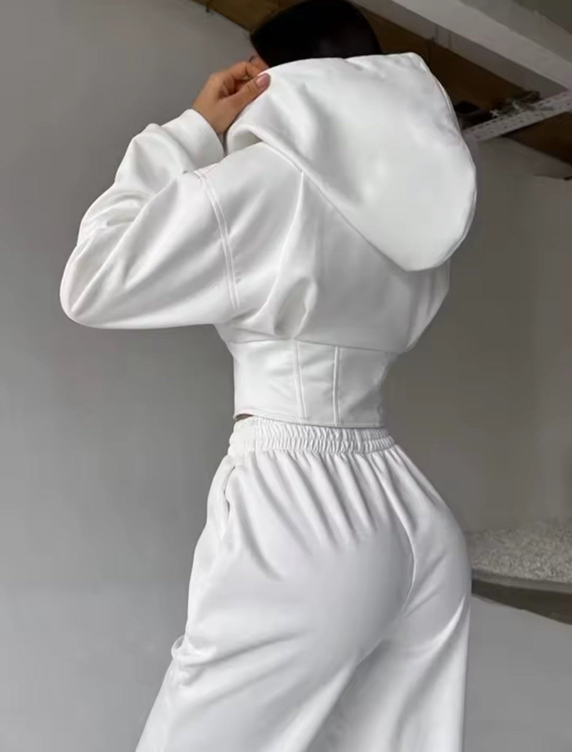 Corset Hoodie Two-Piece Set