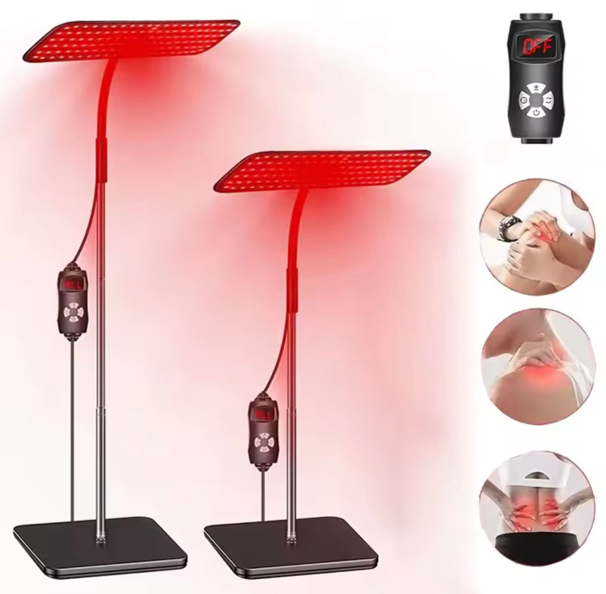 Red + Near-Infrared LED Therapy Lamp (660nm + 850nm)
