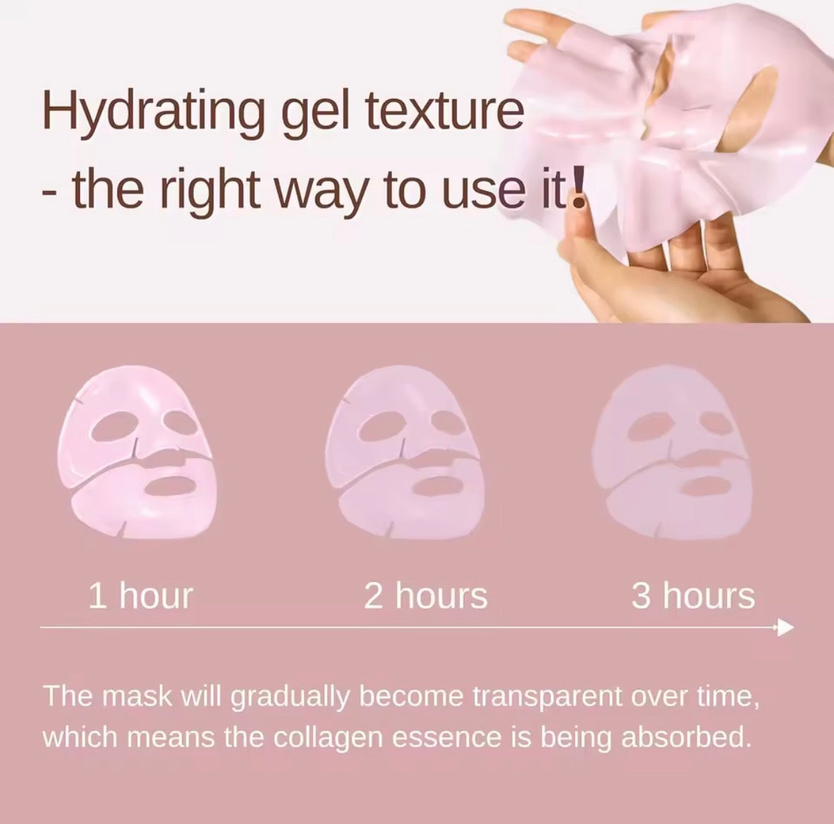 PDRN Salmon DNA Pink Collagen Peptide Deep HydroGel Mask