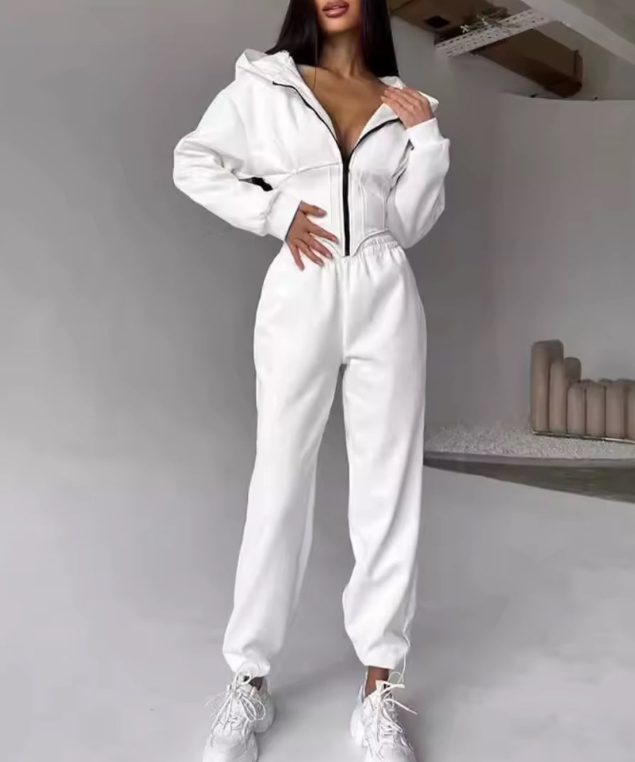 Corset Hoodie Two-Piece Set
