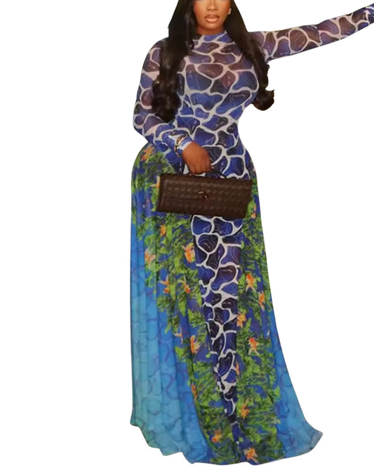 Ocean Maxi Dress 🌊