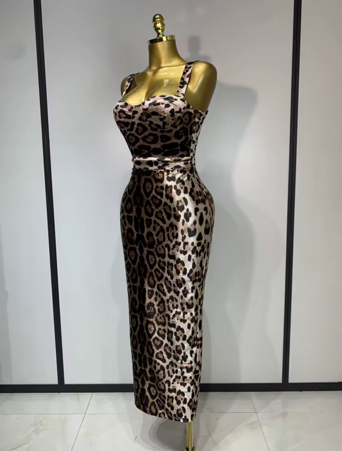 Fierce & Flawless Leopard Print Bodycon Dress