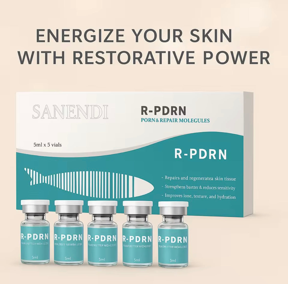 PDRN Salmon DNA Peptide Repair Serum Collection - Microneedling Boosters