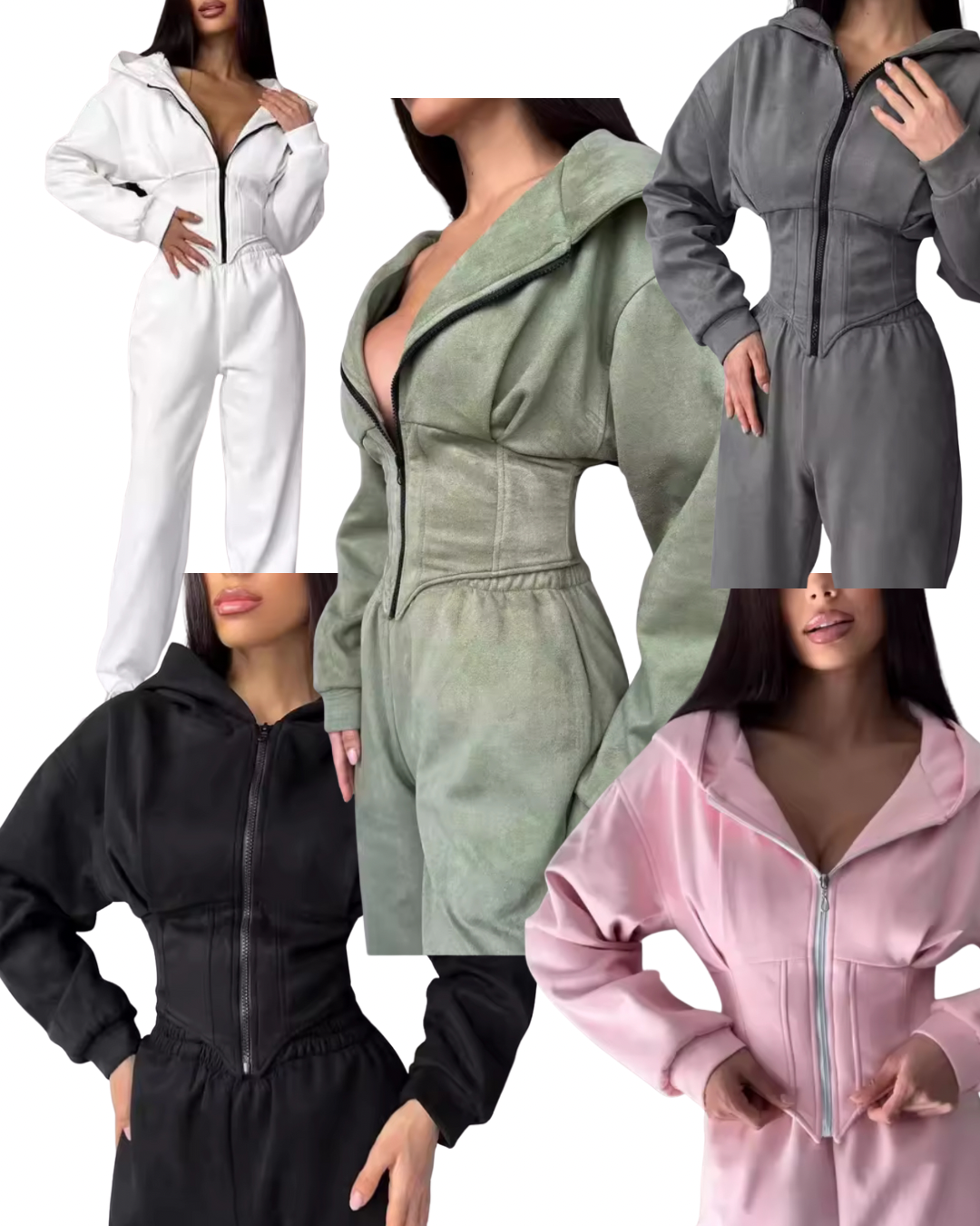 Corset Hoodie Two-Piece Set