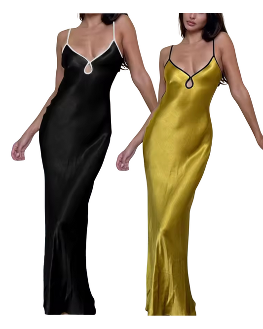 Satin Slip Maxi Dress