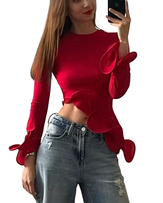 Sculptured Long Sleeve Shirt