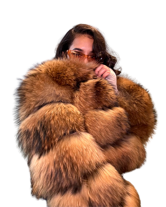 Mob Wife 100% Genuine Fur Coat