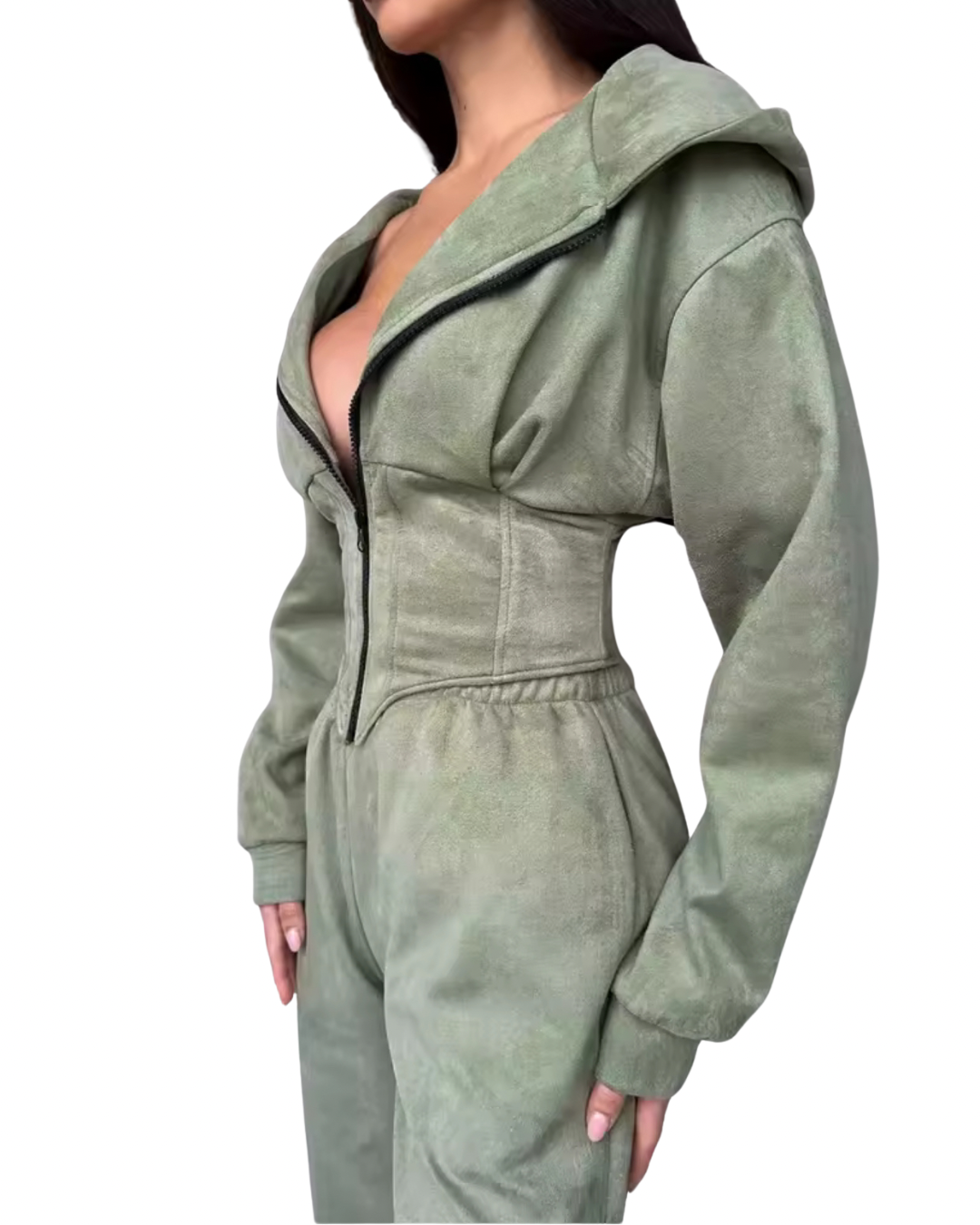Corset Hoodie Two-Piece Set