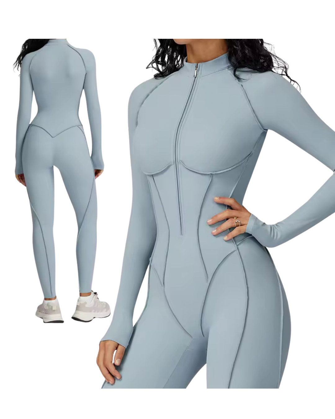 Sculpt & Sleek One-Piece Leotard Jumpsuit Bodysuit